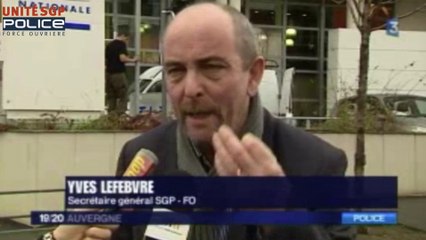 Yves LEFEBVRE secrétaire général d'UNITÉ SGP POLICE, incarne la contestation syndicale