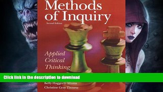 FAVORITE BOOK  Methods of Inquiry: Applied Critical Thinking  BOOK ONLINE