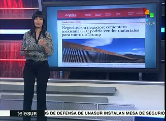 Cementera mexicana anuncia su disposición para construir muro de Trump