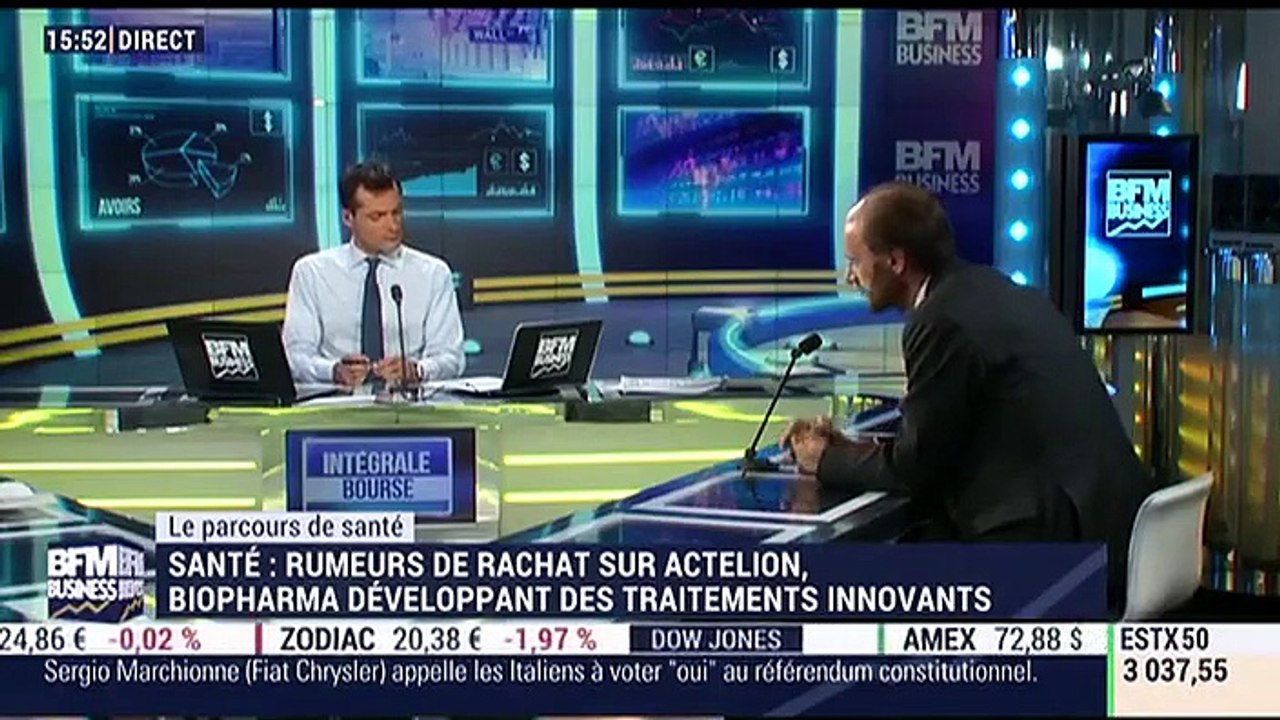 Le parcours de santé: Rumeurs de rachat sur Actelion, la biopharma développant des traitements innovants - 24/11