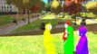 Teletubbies Finger Family Fun Action \ Baby Finger Song \ Custom 3D Fingers with Dancing in the Park