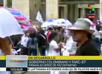 Colombianos apoyan y opinan sobre la firma del nuevo Acuerdo de Paz