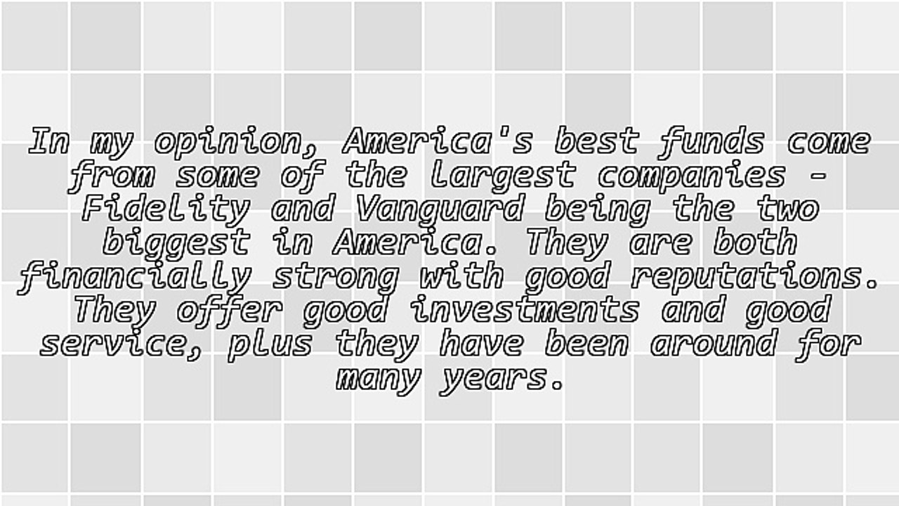 America's Best Mutual Funds