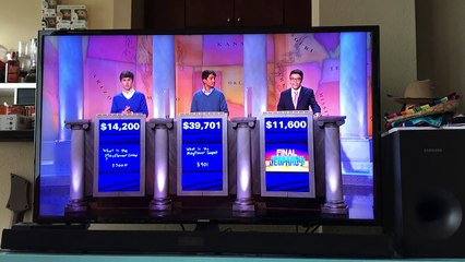 Smug Jeopardy Winner Rips Other Contestant's Heart Out By Beating Him By $1