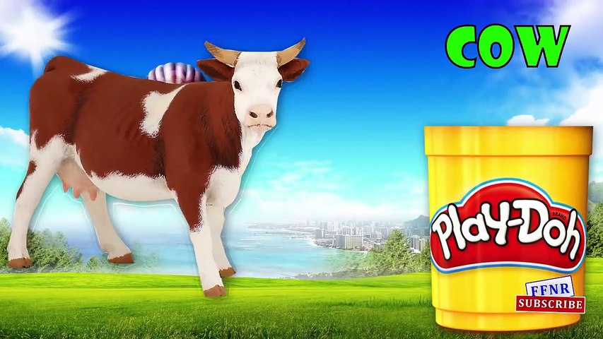 play doh cow