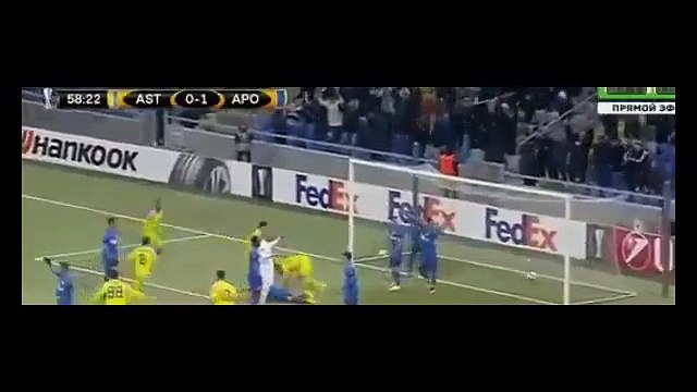 Астана - АПОЭЛ 2:1 ОБЗОР МАТЧА