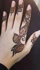 How To Apply Gulf Mehendi Designs On Palm_Dubai Rose Petals Mehndi(Arabic 2016)[1]