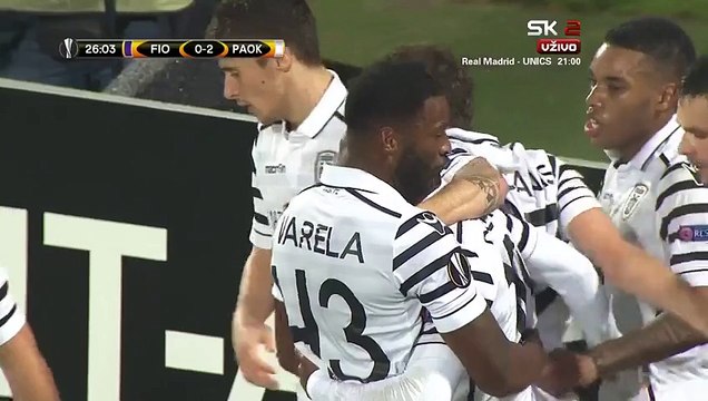 Djalma Campos Goal HD - Fiorentina 0-2 PAOK - 24.11.2016