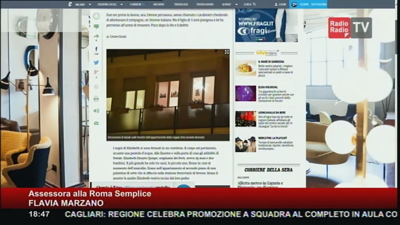 Lavori in corso - 24 novembre 2016 - Flavia Marzano  Assessora alla Roma Semplice