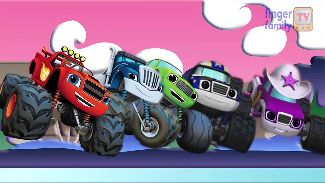 Blaze Finger Family Nursery Rhymes