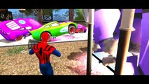 Spiderman Superheroes Meeting Minions   Cars Lightning McQueen | Music: Songs for Children Rhymes