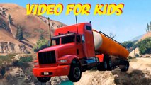 Trucks and Cars Party with Spiderman - Cartoon for Children with Nursery Rhymes Songs and Superhero