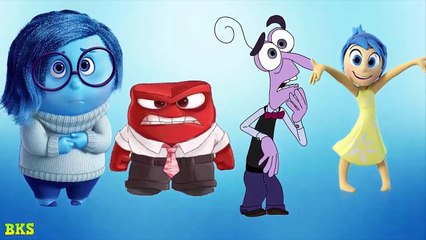 Inside Out Finger Family Minions Learn Sizes Nursery Rhymes For Children By Kids Fun Club