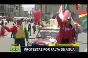 Bolivia: ciudadanos protestan por falta de agua