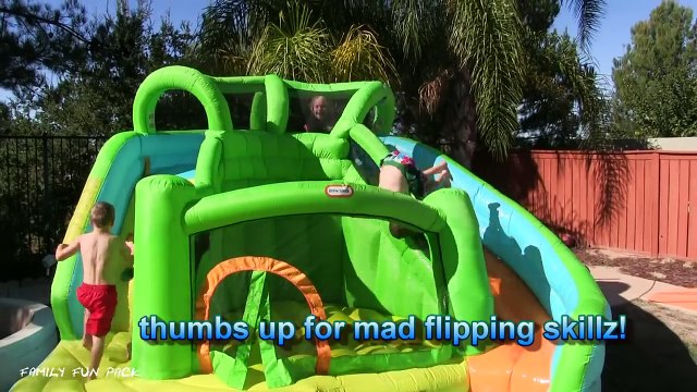 Little Tikes 2-in-1 Wet n Dry Waterslide and Bouncer Inflatable Playhouse