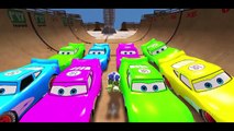 HULK SUPERHERO COLORS EPIC CARS MCQUEEN PARTY - Nursery Rhymes Children Songs
