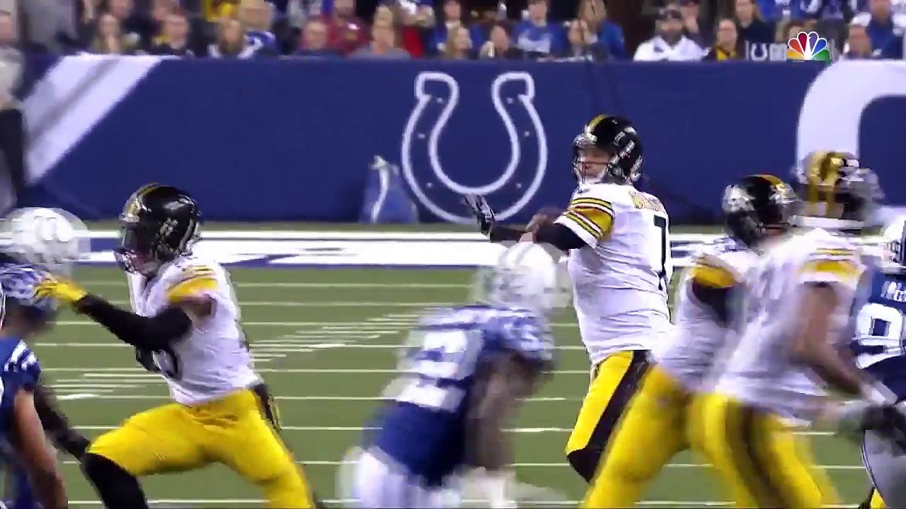 Big Ben 3rd Down Conversion Sets Up Bell 5-yard TD | Steelers vs. Colts | NFL