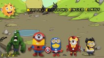 Minions Cartoons Finger Family Children Nursery Rhymes Minions Hulk