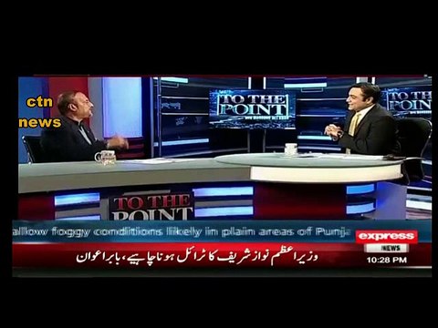 بابر اعوان کے ہاتھوں اینکر منصور کی تاریخی دھلائی