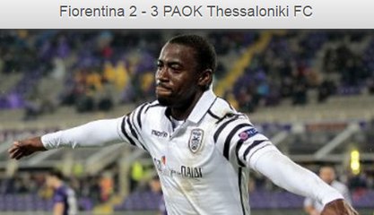All Goals & highlights -  Fiorentina 2-3 PAOK  24.11.2016