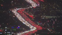 Embouteillages à Los Angeles pour Thanksgiving
