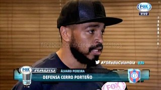 Álvaro Pereira habló en la previa del juego entre Nacional y Cerro Porteño · Copa Suramericana 2016 (semifinales, vuelta)