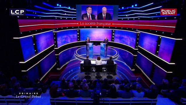 Primaire de droite - Echange Juppé/Fillon sur la durée du temps de travail