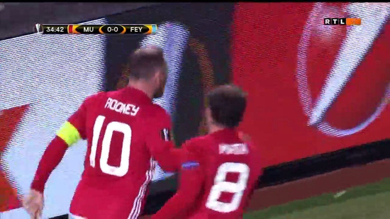 Wayne Rooney Goal HD - Manchester United 1-0 Feyenoord - 24.11.2016