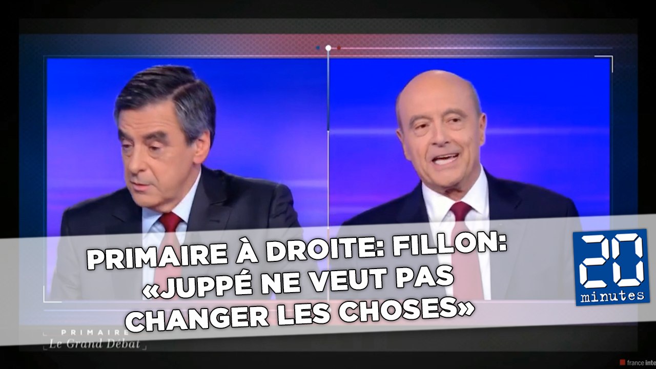 Primaire à droite: Fillon: «Juppé ne veut pas changer les choses»