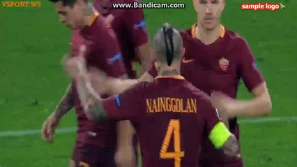 Edin Dzeko Goal HD  AS Roma 2-1 FC Viktoria Plzen_HD