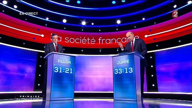 Débat Primaire - Regardez la passe d'armes entre Alain Juppé et François Fillon sur l'IVG et sur Ali Juppé