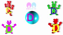 Learn Colors For Children Kids Toddlers 3D Balls And Learn ABC Alphabet For Babies