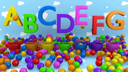 DuckDuckKidsTV || Learn ABC for Toddlers with 3D Surprise Eggs Alphabet Lesson A to G for Kids Babie