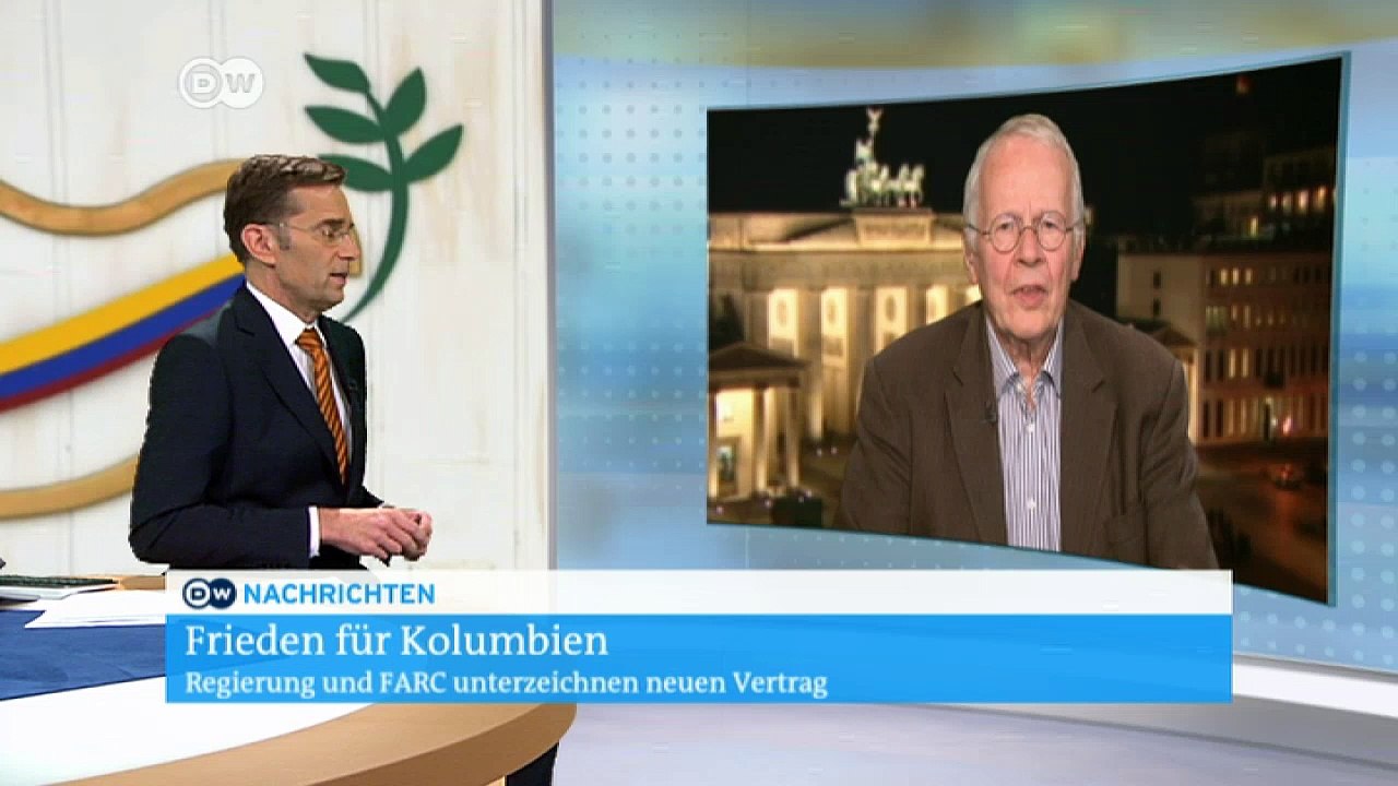 Koenigs: 'Deutschland wird Kolumbien unterstützen' | DW Nachrichten