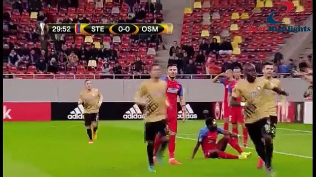 Steaua Bucuresti VS Osmanlispor FK 2-1 Highlights (Europa League) 23-11-2016