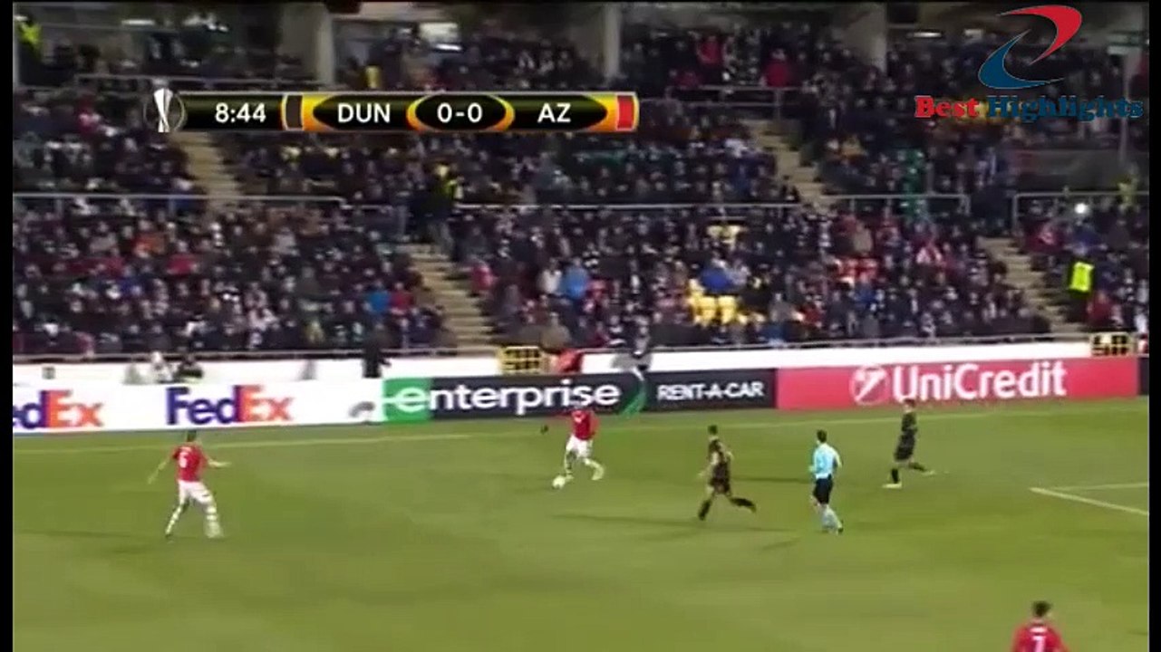 Dundalk VS AZ Alkmaar 0-1 Highlights (Europa League) 23-11-2016