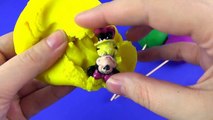 Lollipop Play-Doh Surprise Eggs Spongebob Hello Kitty Shopkins Minions The Trash Pack