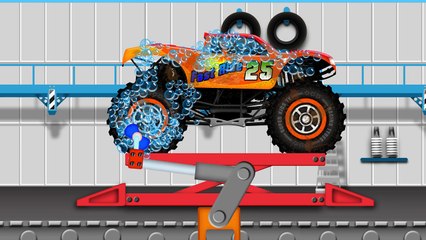 Monster Truck Car Wash | Car Wash For Kids and Toddlers