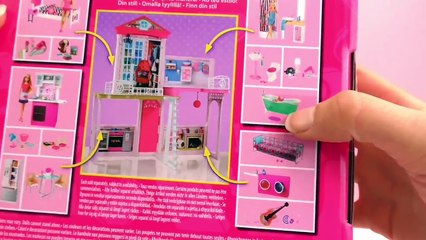 Ma maison Barbie français – La table pour manger Barbie unboxing, construction et démo