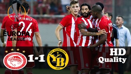 OLYMPIACOS VS YOUNG BOYS 1-1 HIGHLIGHTS EUROPA LEAGUE 24/11/2016