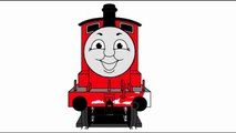 Thomas and Friends the TRAINS for Childrens! for Learning colors with Coloring pages for kids