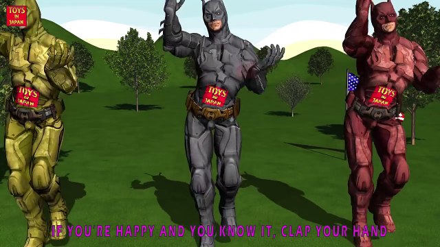 If Youre Happy And You Know It ! BATMAN | Nursery Rhymes for Children | 3D Animation