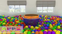 Kids to Learn Colors with Giant Surprise Eggs Balls by Crazy Ball Pit Show 3D - Surprise 3d color