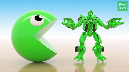 Learning Colors with 3D Pacman Transformers - EvanKids