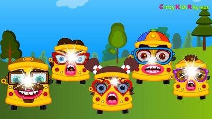 THE WHEELS ON THE BUS FINGER FAMILY RHYMES Finger Family Songs New HD