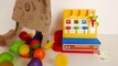 Cash Register Playset for Kids Learn Colors Grocery Shopping for Fruit and Vegetables