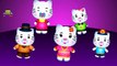 Kitty Cat Cartoons Animation Singing Finger Family Nursery Rhymes for Preschool Childrens Song
