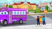 Learn Colors with School Bus for Kids & Color Garage Video for Children#TinokidsTV