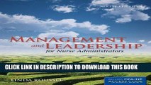 [READ] Mobi Management And Leadership For Nurse Administrators (Roussel, Management and leadership