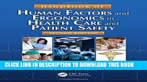 [READ] Kindle Handbook of Human Factors and Ergonomics in Health Care and Patient Safety, Second
